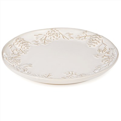 НАБОР ТАРЕЛОК ЗАКУСОЧНЫХ КОЛЛЕКЦИЯ "PINE CONES", 2 ШТ. / 20,7*2,5 СМ