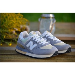 New Balance 574 из натуральной замши и кожи