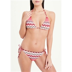 Zig Zag Lace Triangle Bikini Top