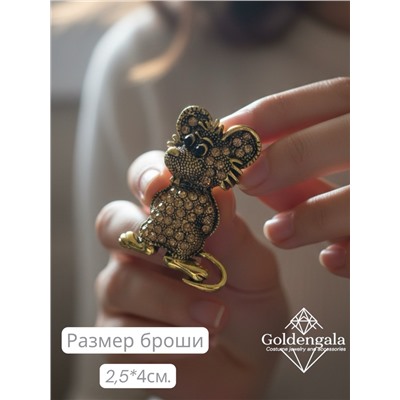 Брошь-кулон "Мышонок" БР2 модель БРО/33