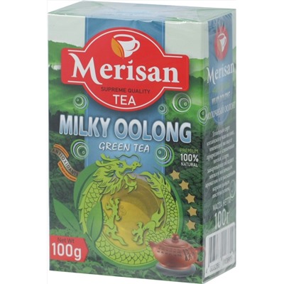 Merisan. Зеленый. Молочный оолонг 100 гр. карт.упаковка (Уцененная)