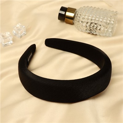 Ободок для волос «Перелив», 3 см, чёрный