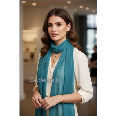 Шарф шифоновый однотонный Арт 0984/13