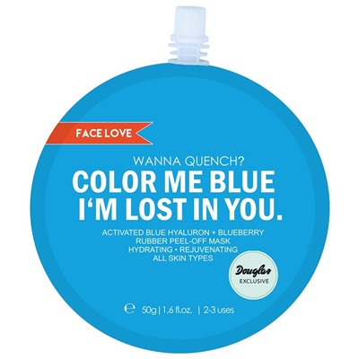 Face Love Peel-off Mask Blue Maske Masken, 1 шт.