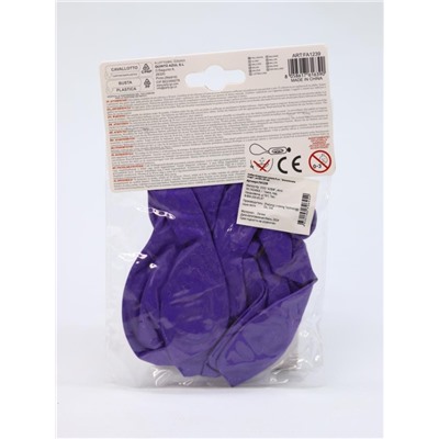 Набор воздушных шаров 8 шт. "Monochrome magic", purple (30 см)