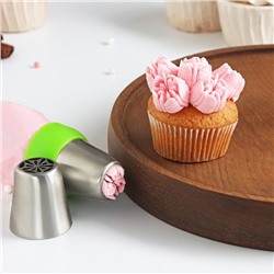 Насадка кондитерская «Тюльпан летний», d=3.7 см, выход 2 см, нержавеющая сталь