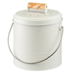 Контейнер для пищевых отходов с фильтром Irmel, 3,5 л, молочный