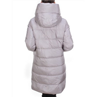 2119 LIGHT GREY Пальто зимнее женское MELISACITI (200 гр. холлофайбера)