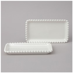 НАБОР БЛЮД LEFARD "PEARL" ПРЯМОУГ. 2 ШТ. 20*12*2 СМ (КОР=18НАБ.)