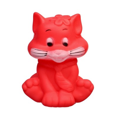Игрушка для ванны «Котик», с пищалкой, цвет МИКС