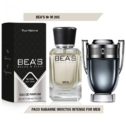 Beas M205 Paco Rabanne Invictus Intense edp 50 ml, Парфюм мужской Beas M205 создан по мотивам аромата Paco Rabanne Invictus Intense