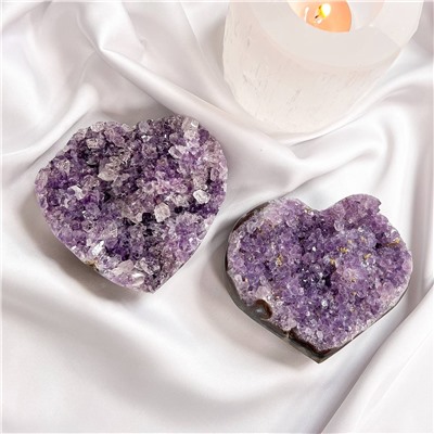 Радуга Самоцветов Друза "сердце" из Аметиста