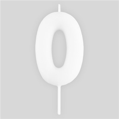 Свеча для торта, цифра «0», светится в темноте, 3,8 х 8 см