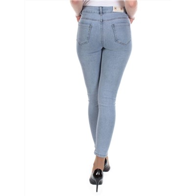 8029 BLUE Джинсы женские ADORNSKY (65% хлопок, 35% полиэстер)