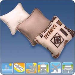 180 Подушка универ.(надувная с наволоч.из овеч. меха и полартека) Артемида/20 Цжаккард