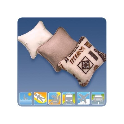 180 Подушка универ.(надувная с наволоч.из овеч. меха и полартека) Артемида/20 Цжаккард