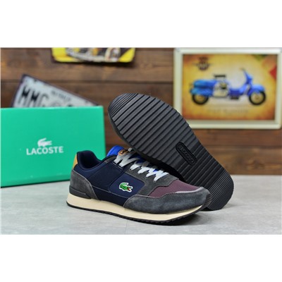 lacoste partner piste из натуральной замши и текстиля
