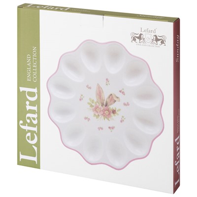 БЛЮДО ДЛЯ 12 ЯИЦ LEFARD "SUNDAY" 27,5*27,5*2 СМ
