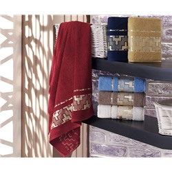 Махровые Лицевые Полотенца 50x90 см. 6 шт/уп. Cotton PURRY