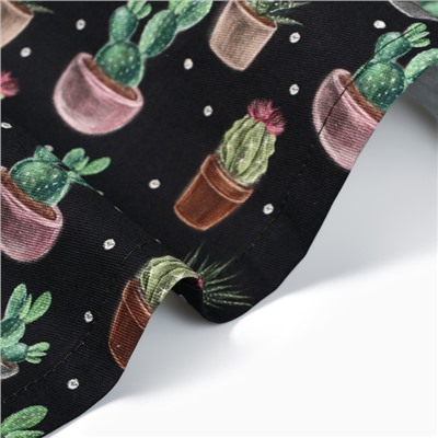 Скатерть Этель  Succulents 146х180 см, 100% хл, саржа 190 г/м2