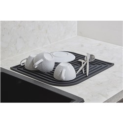 Коврик для сушки посуды Dry Flex, 34,6х44,6 см, графит