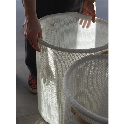 Корзина для хранения Sustainable collection, Ø42х55 см, молочная