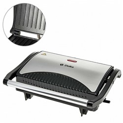 Сэндвичница-гриль DELTA DL-6400 700Вт 23*14,8 антипригар покрытие (8)