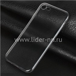 Задняя панель для  iPhone7/8 Силикон  черная (пакет)