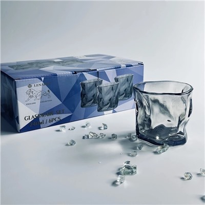 200-040 Набор из 6 стаканов 240мл в под.уп.(х8)Стекло