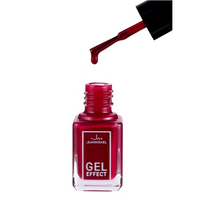 Лак для ногтей с эффектом геля, Jeanmishel, тон 314, черешневый матовый, 6 мл