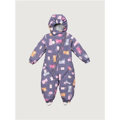 Комбинезон утеплённый для девочки NIKASTYLE 8м0125 Инжир