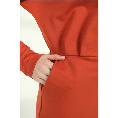 Платье женское 21-302L3-22 терракотовый