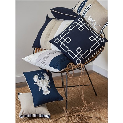 Подушка декоративная Navy story из коллекции Sea treasures, 45х45 см