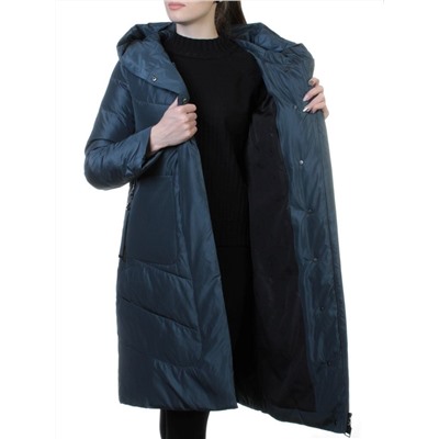 8033 DK. GRAY Пальто женское зимнее (био-пух)