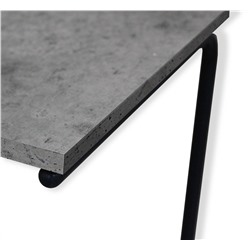 Столик придиванный SHT-CT9
                        бетон чикаго светлый / черный муар