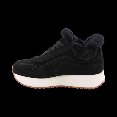 Ботинки на меху ZD16 черные