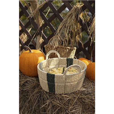 Корзина плетеная овальная Bodhran Nature из коллекции Ethnic, размер M