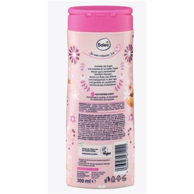 Balea  Cremedusche magic winter TIMES, Крем-гель для душа с ароматом миндаля и белых цветов 300 мл