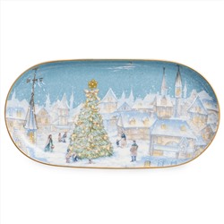 БЛЮДО ОВАЛЬНОЕ LEFARD "СНЕЖНАЯ КОРОЛЕВА" 20,5 СМ (КОР=60ШТ.)