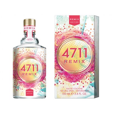 4711 Remix FESTIVAL VIBES Eau de Cologne Naturalspray Настоящая кёльнская туалетная вода, 100 мл