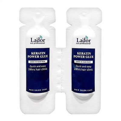 Lador Сыворотка-клей для посечённых кончиков волос / Keratin Power Glue, 1 г x 2