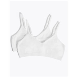 2pk Seamfree Crop Tops (9-16 Yrs)