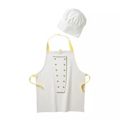 Детский фартук с поварским колпаком, TOPPKLOCKA Children’s Apron with Chef’s Hat, произв. IKEA