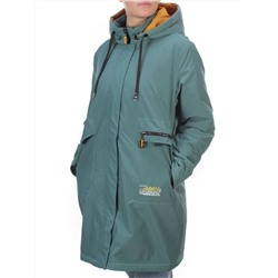 22-908 GRAY/GREEN Куртка демисезонная женская (100 гр. синтепон) PLOOEPLOO
