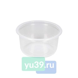 Контейнер без крышки, ПП СпК-115, 350мл, 115*59мм, цвет прозрачный, круглый