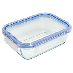 РК-0104/2 Форма для зап. из жаропроч.стекла с герметичной крышкой1,1л"ЗАБАВА" 20,8*15,8*7,2см(12)