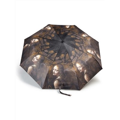 L849-4434 AngelfromTheVirginOfTheRock (Мадонна в скалах,Л.Винчи) Зонт женский механика Fulton