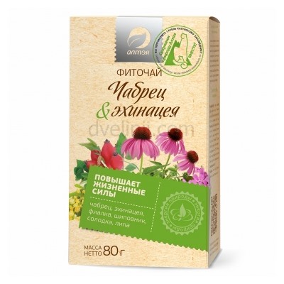 Чайный напиток Фиточай Чабрец & Эхинацея, 80 г