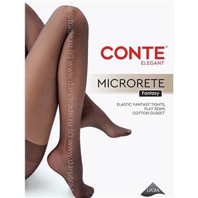 Колготки женские Fantasy Microrete Conte Дроп