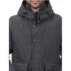 8897 DK. GRAY Куртка мужская зимняя облегченная (130 гр. холлофайбер)